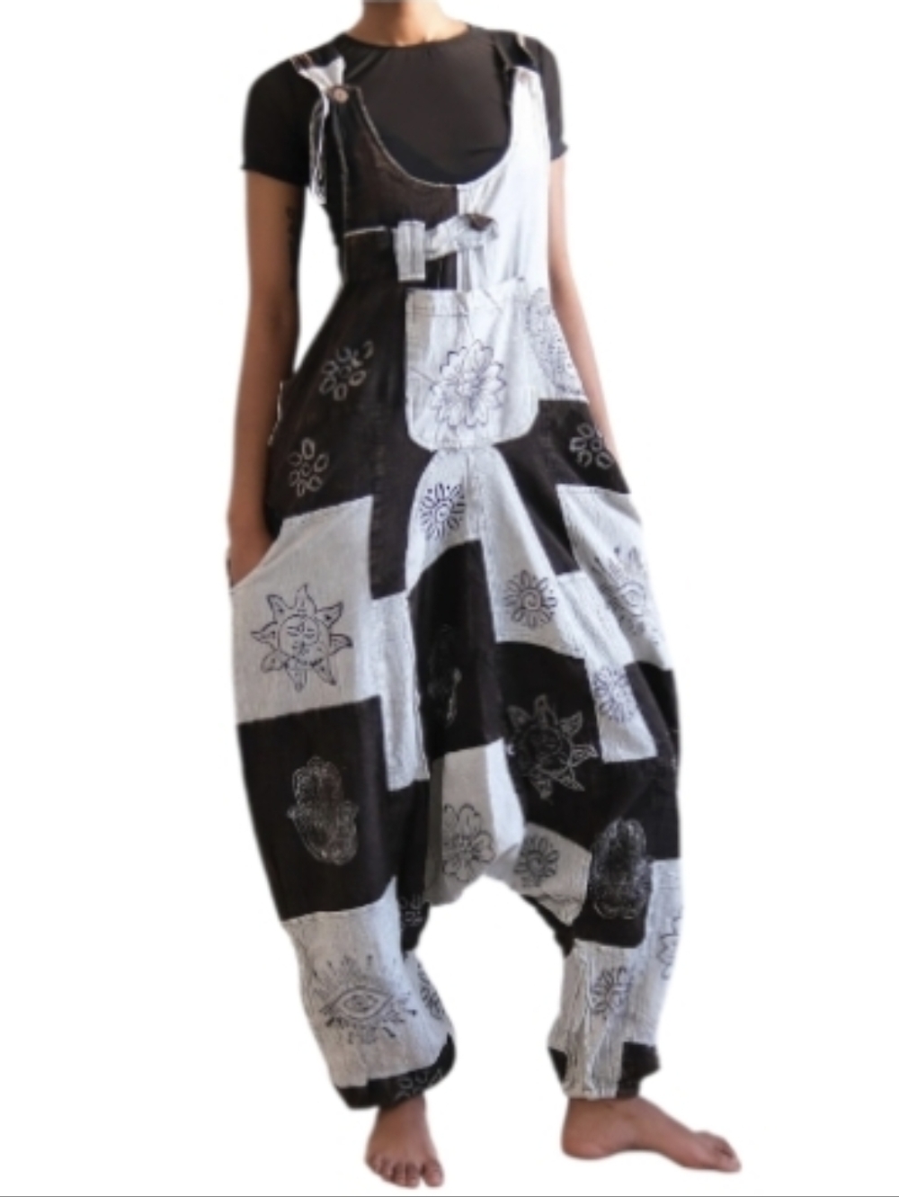 Karma Nepal Patchwork Harem Jumpsuit View 2